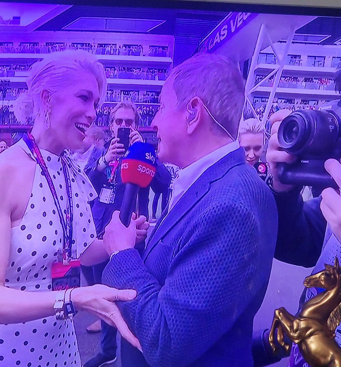 Brundle is feeling the Brit love today 🇬🇧 #BritishGP #SilverstoneGP