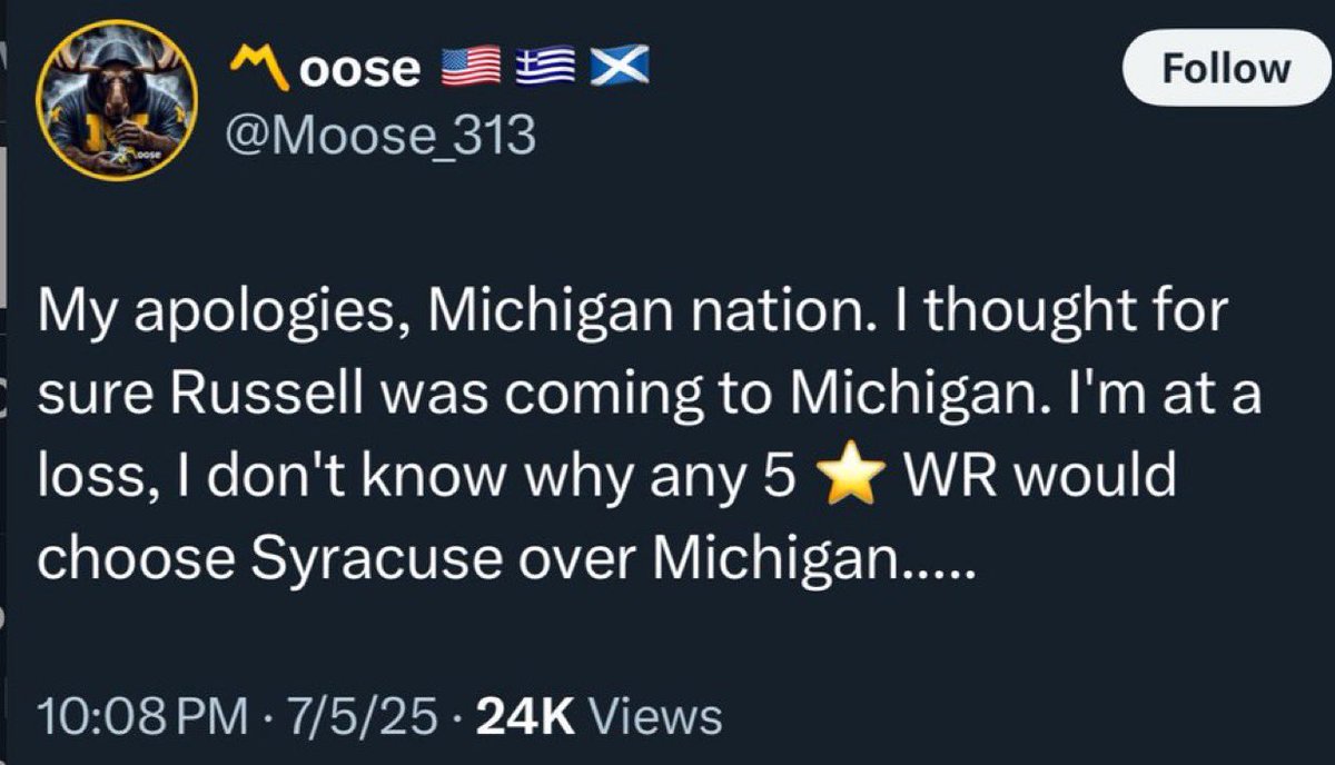Official Ohio State DG (@dylaneveryday) on Twitter photo Moose man deleted it but here is the original tweet Moose man deleted it but here is the original tweet