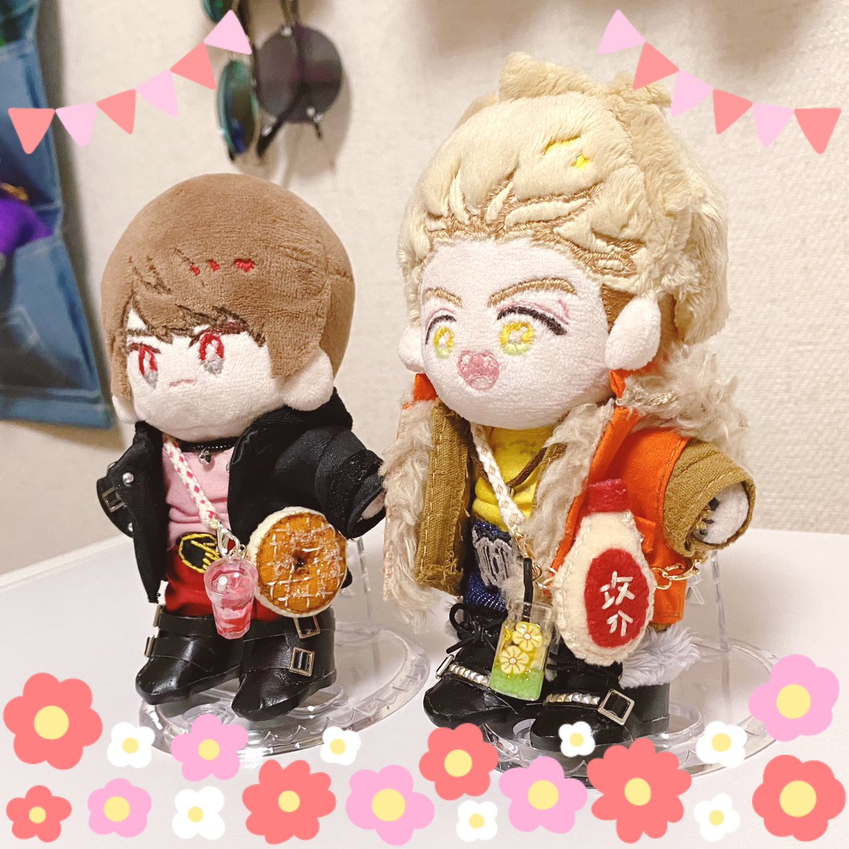 ぬいにポッシェ作ってあげたんだけど可愛くできた🌼