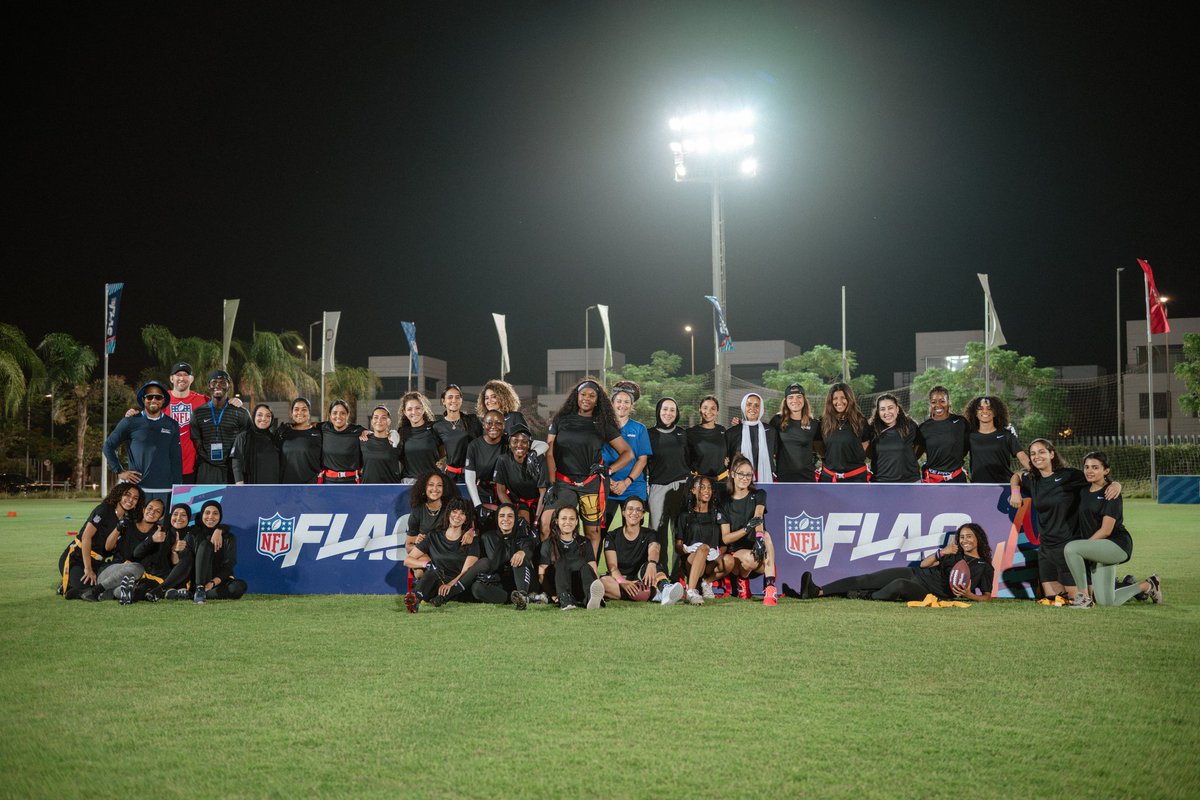 The first female NFL Flag coaching clinic in Africa was a great success with women from Egypt 🇪🇬, Morocco 🇲🇦 and Nigeria 🇳🇬 taking part in the sessions. 

The game is in good hands 💪