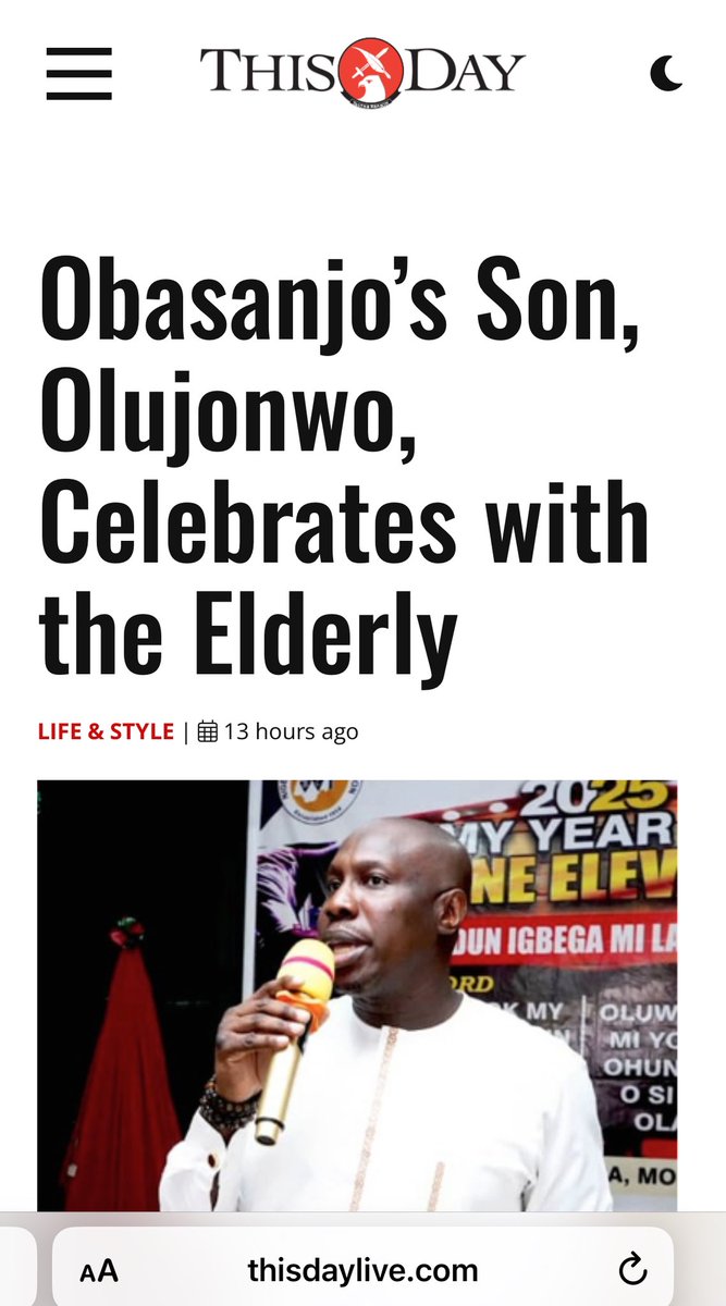 Olujonwo Obasanjo Foundation tweet media