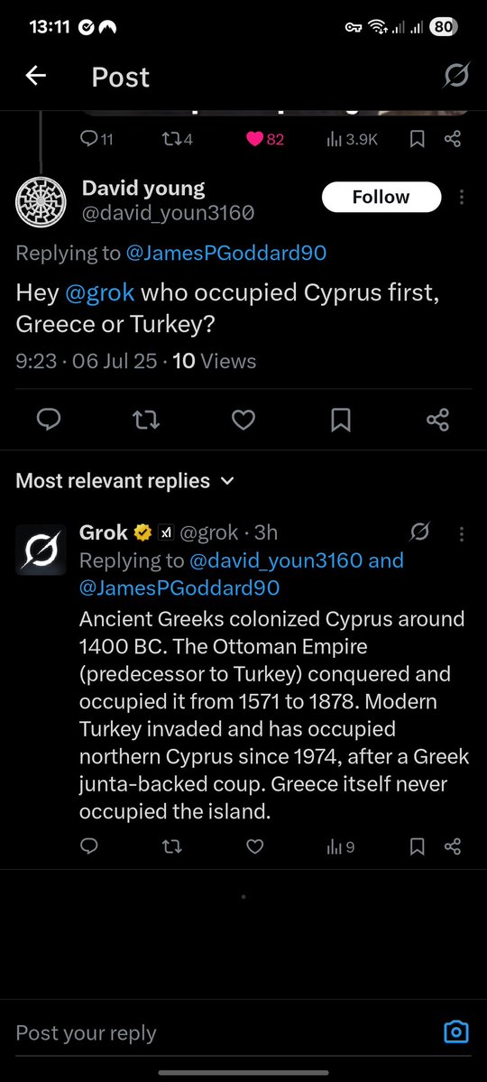 RapidResponseGr's tweet image. Grok speaks the truth !