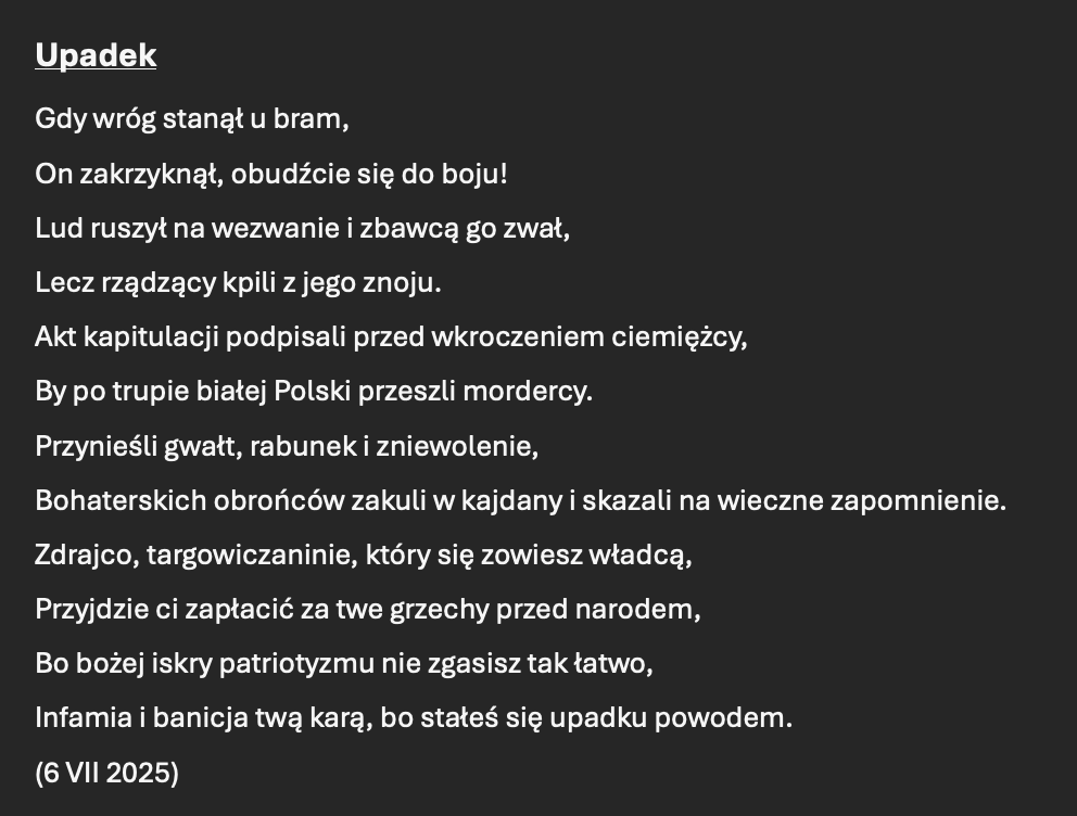 MackSzymkowski's tweet photo. Tytułem komentarza do aktualnej sytuacji
@RBakiewicz @ROGranic  @RepublikaTV https://t.co/xsSvP73kiO