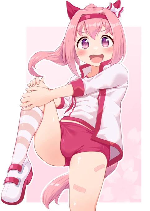 いっくよ〜! #ハルウララ #ウマ娘