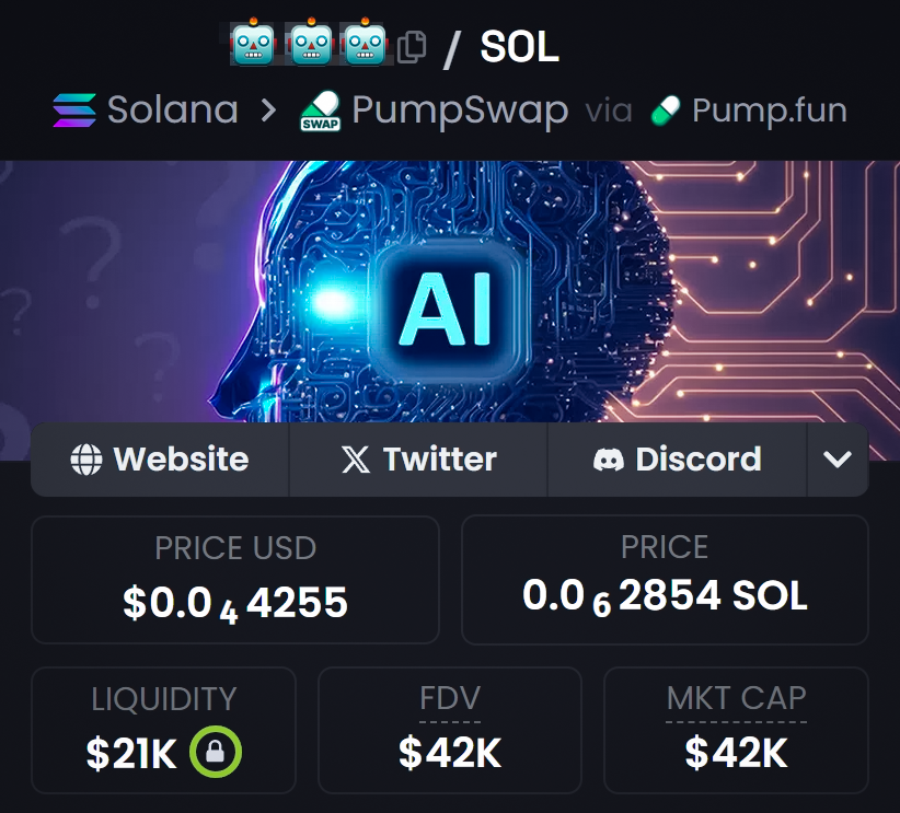 I just found an #AI Token with insane potential

Right now it’s sitting at just ~$50K MC

In a few days $250K–$500K MC is realistic

I will send the contract to everyone who likes, retweets and comments "AI to the MOON"  

P.S.: Do not forget to open DM