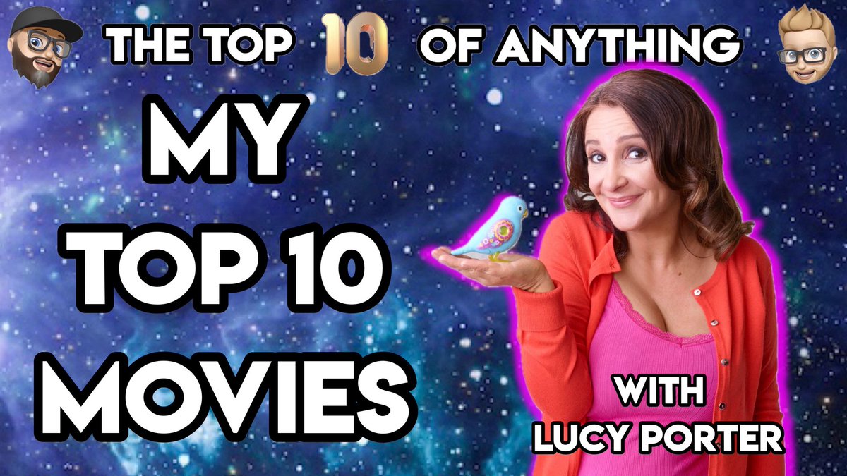 The Top 10 Of Anything Podcast (@toptenpods) on Twitter photo TOMORROW!
Comedian, Podcaster <a href="/lucyportercomic/">Lucy Porter</a> joins us for the season finale of our side podcast where we countdown Lucy’s 10 greatest movies!
Don’t miss it!
Apple: apple.co/3ica0Fy
Spotify: spoti.fi/3BRhkyp
YouTube: bit.ly/3jQETis TOMORROW!
Comedian, Podcaster <a href="/lucyportercomic/">Lucy Porter</a> joins us for the season finale of our side podcast where we countdown Lucy’s 10 greatest movies!
Don’t miss it!
Apple: apple.co/3ica0Fy
Spotify: spoti.fi/3BRhkyp
YouTube: bit.ly/3jQETis
