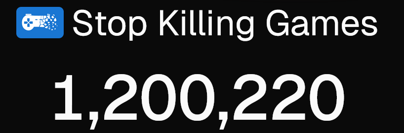 Gar_Grand's tweet photo. #stopkilinggames at 120%. Let's get it to 140%. https://t.co/QhI3W00IYU