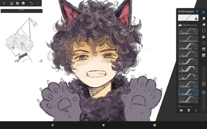 Btw isnt shirahama funny for drawing Agott as a wolf for halloween when she almost got turned into one? 

Also, yes, my art style is ✨unstable✨
#Δ帽子 #witchhatatelier 