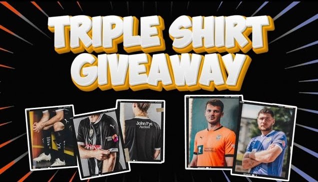 It's almost that time of year again where we run a giveaway when the new Notts shirts are released...

Keep your eyes peeled on our socials as soon as the new shirts drop 👀