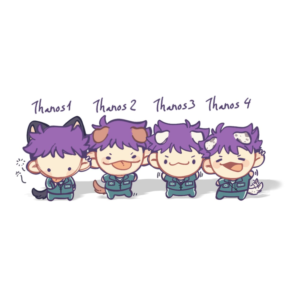 yangg_17's tweet image. 💜
#Thanos #SquidGame #Player230