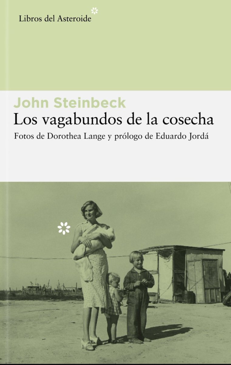 vanadio58's tweet photo. @OrlandoMejaRiv1 Hay un librito publicado por Libros del Asteroide llamado "Los vagabundos de la cosecha" que expone parte de su trabajo, y que constituye un complemento indispensable para comprender mejor la novela de Steimbeck. https://t.co/GhkGBbGt83
