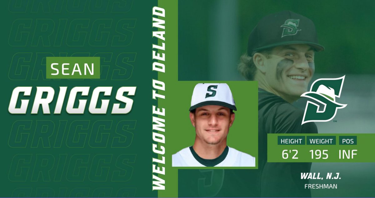 StetsonBaseball's tweet image. New threads. Same grind. Welcome to Stetson, Sean!
#GoHatters | #DefendTheMAC | @StetsonHatters | @Sean_Griggs2024
