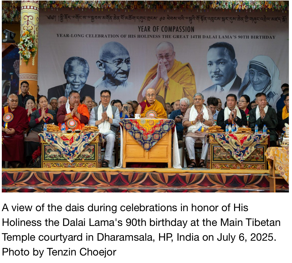 On his birthday HH the #DalaiLama recalls his spiritual upbringing and reiterates his commitment to continuing his service to others. The people’s appreciation of his contribution is an encouragement to continue doing so, he said. 🙏🏽🙏🏽🙏🏽