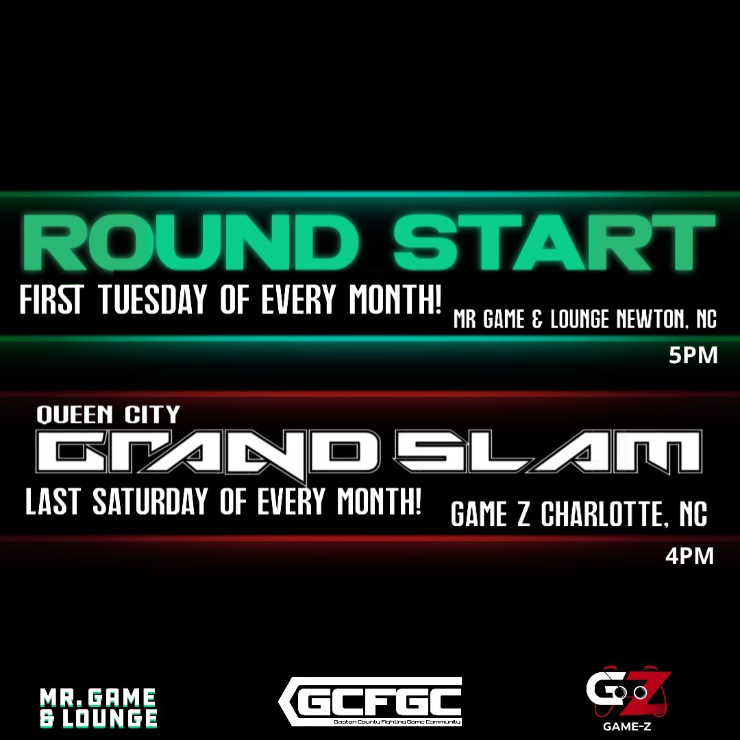 Hey! I run 2 monthly FGC events in NC:
🎮 First Tuesday – casual hangout @ Mr. Game &amp; Lounge (Newton)
🥋 Last Saturday – Tekken 8 tourney @ Game-Z (Charlotte)

If you’re into fighting games and local, come through or share!
🔗 linktr.ee/gcfgc
#FGC #NCFGC #GCFGC #Tekken8