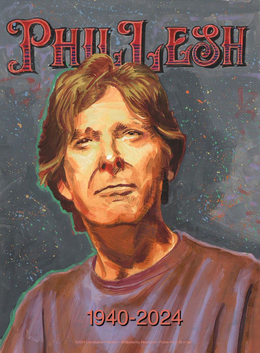 Christopher Peterson continues his long-standing tradition of concert poster illustration with new work for Moonalice and Another Planet Entertainment. A veteran of the scene since 1995, Peterson has created over 150 posters for San Francisco’s iconic Fillmore. His style draws