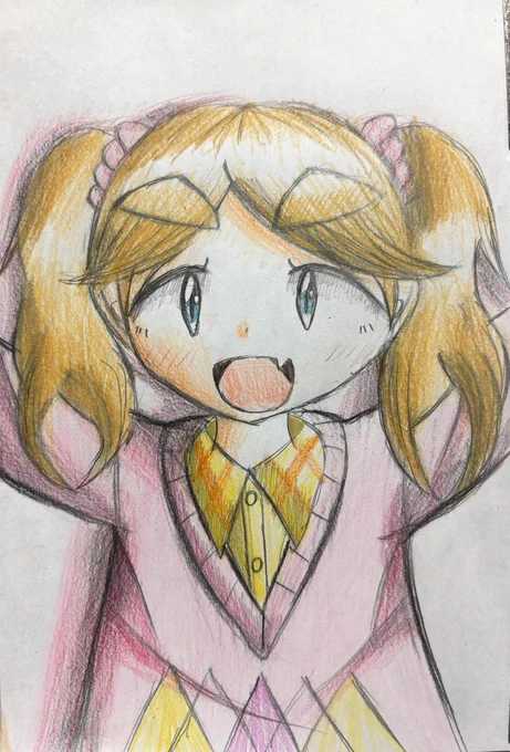 犬山あかりちゃん描きました! #ゆるキャン #犬山あかり