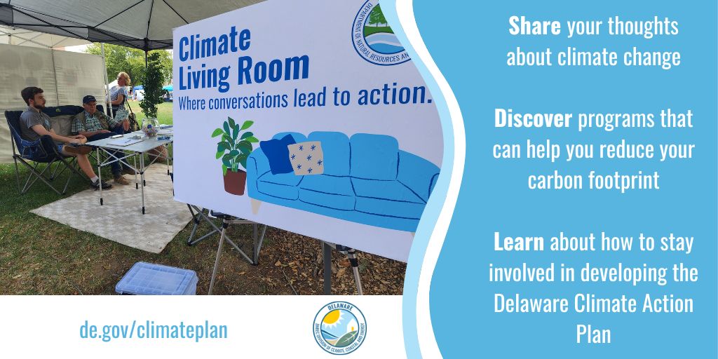 What actions should Delaware be taking to reduce greenhouse gas emissions and increase resilience to the impacts of climate change? Share your thoughts here: docs.google.com/forms/d/1zxcef…
