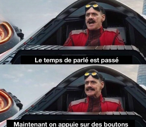 Quand le boss final à fini son monologue :