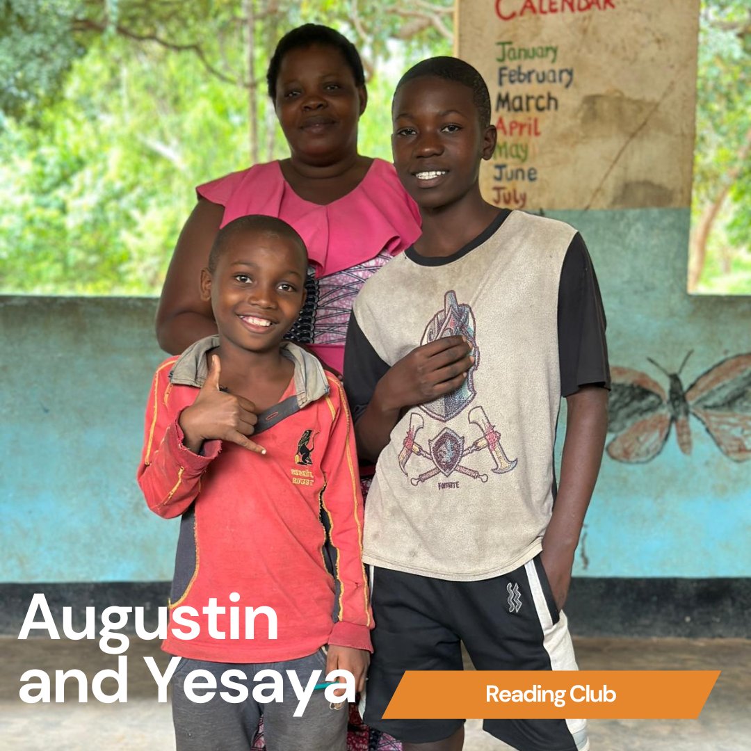 Augustin &amp; Yesaya attend Reading Club. Augustin loves to read &amp; is hoping to get better at writing English. Yesaya joined seeing how much his brother loved it. Lacking confidence, we are hopeful that Reading Club will give him focus &amp; encouragement.

#Malawi #teaching #education