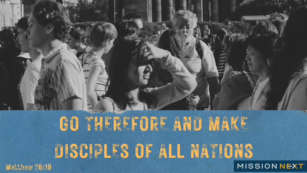 MissionNext's tweet image. 🌍 “Go therefore and make disciples of all nations…” – Matthew 28:19.  Jesus gave us a clear mission: Go. Make disciples. All nations.

Whether across the street or across the world, the call remains to obey.

#GreatCommission #Matthew2819 #GoMakeDisciples #ServeTheNations