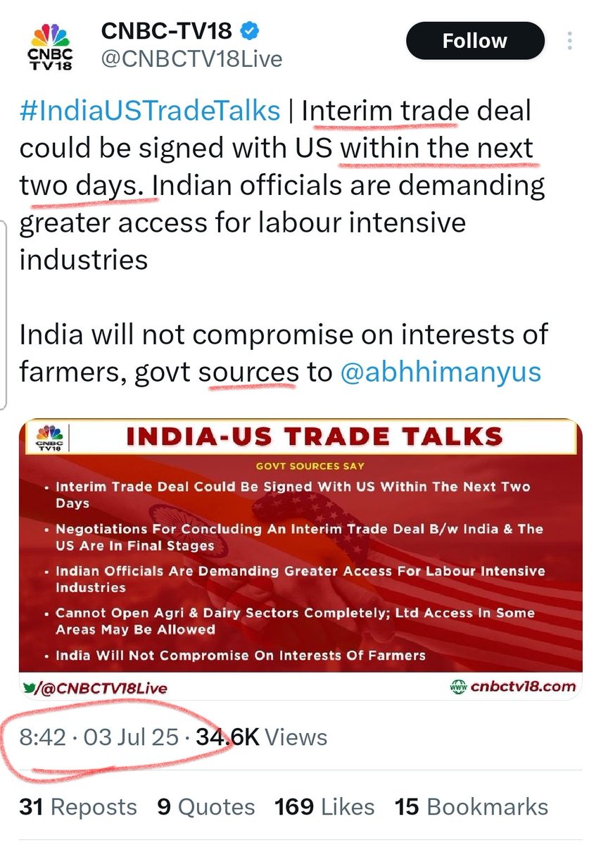 abhymurarka's tweet image. Why does India&apos;s leading business channel have to publish the exact same source based news -

1. Just before market hours and 
2. Near market closing hours 

And without any new information or proof?