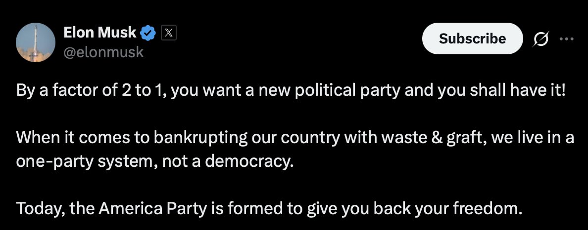 dwiskus's tweet image. Finally we'll have TWO parties for bankrupting our country with waste and grift