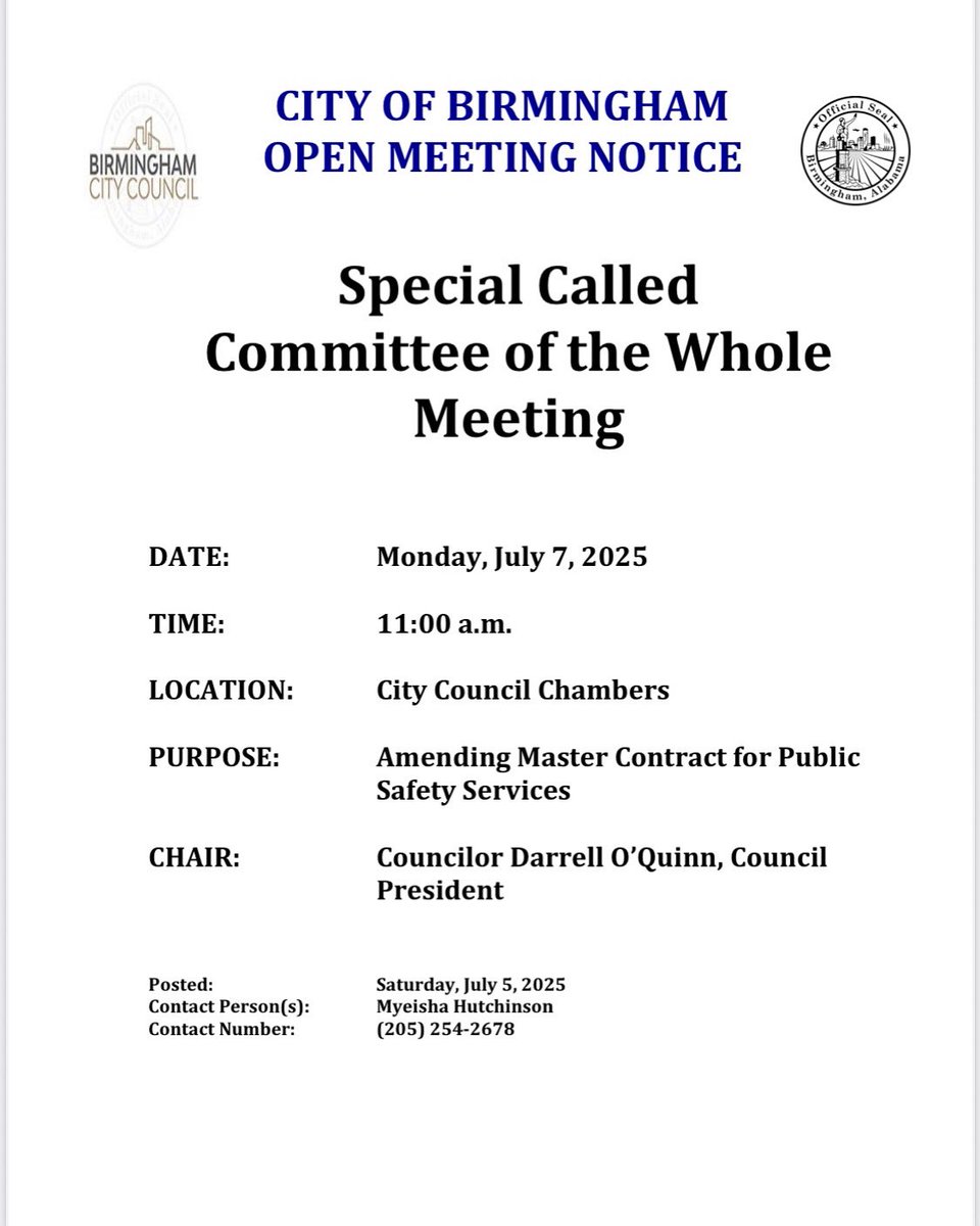 Bham City Council tweet media