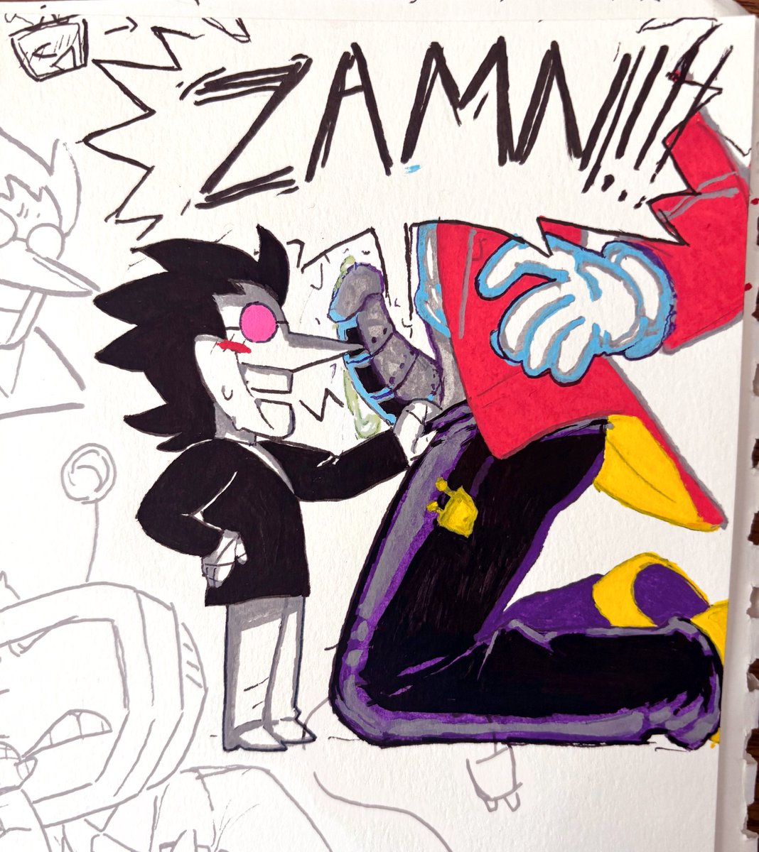 PeggingPixel's tweet photo. Busted my butt trying to get this finished before work today, have Spamtenna porn!!! Spamton gawkin at the size of this guys wiener!!! https://t.co/LjqoFJktwS