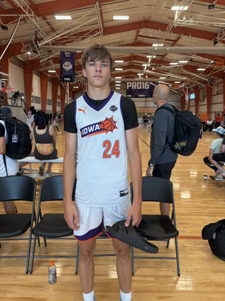 Class of 2027 F Easton McGraw is player of the game for Iowa Suns 16U in their win this morning. Easton can space the floor well, run in transition, finish at the rim, play good support defense and is very athletic. Coaches get Easton on your radar!

<a href="/NxtProHoops/">NXTPRO Hoops</a> 
<a href="/IowaSuns/">Iowa Suns Basketball</a>