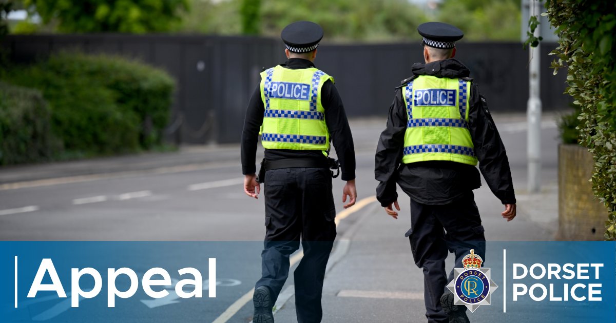 APPEAL | We are investigating a reported assault in Bridport on Saturday 5 July 2025 and are appealing for witnesses to come forward.

Please get in touch with information quoting occurrence number 55250097391.

Read more here: news.dorset.police.uk/news-article/6…