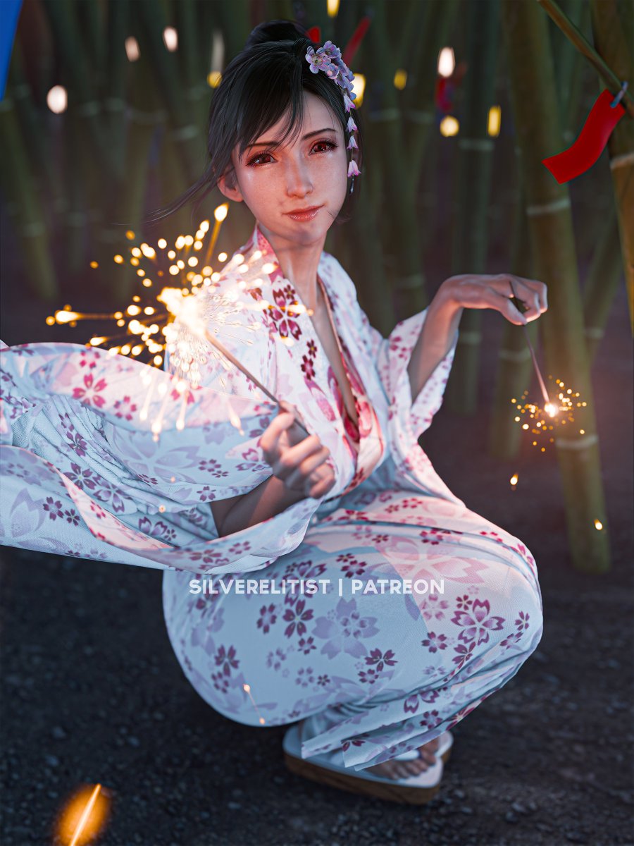 silverelitist's tweet photo. Tanabata Tifa!!!! 
#FF7R https://t.co/DyZvcqMsYu