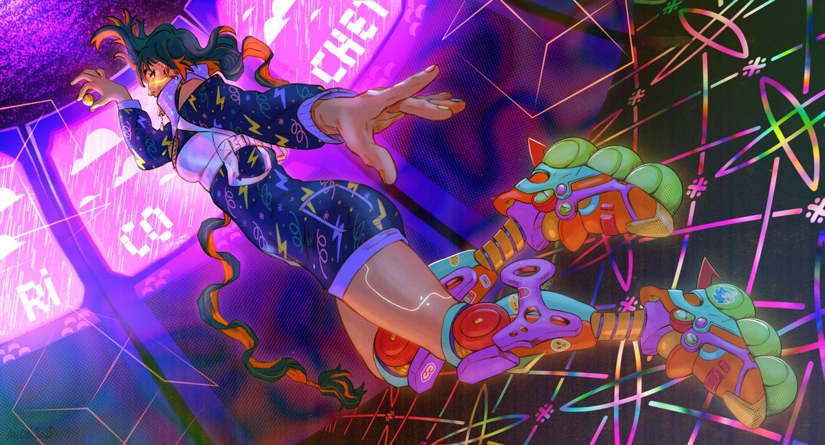 ✨2025 - ⚔DoodleDuel for <a href="/comet_otter/">Comet Otter</a> of her oc Ricochet