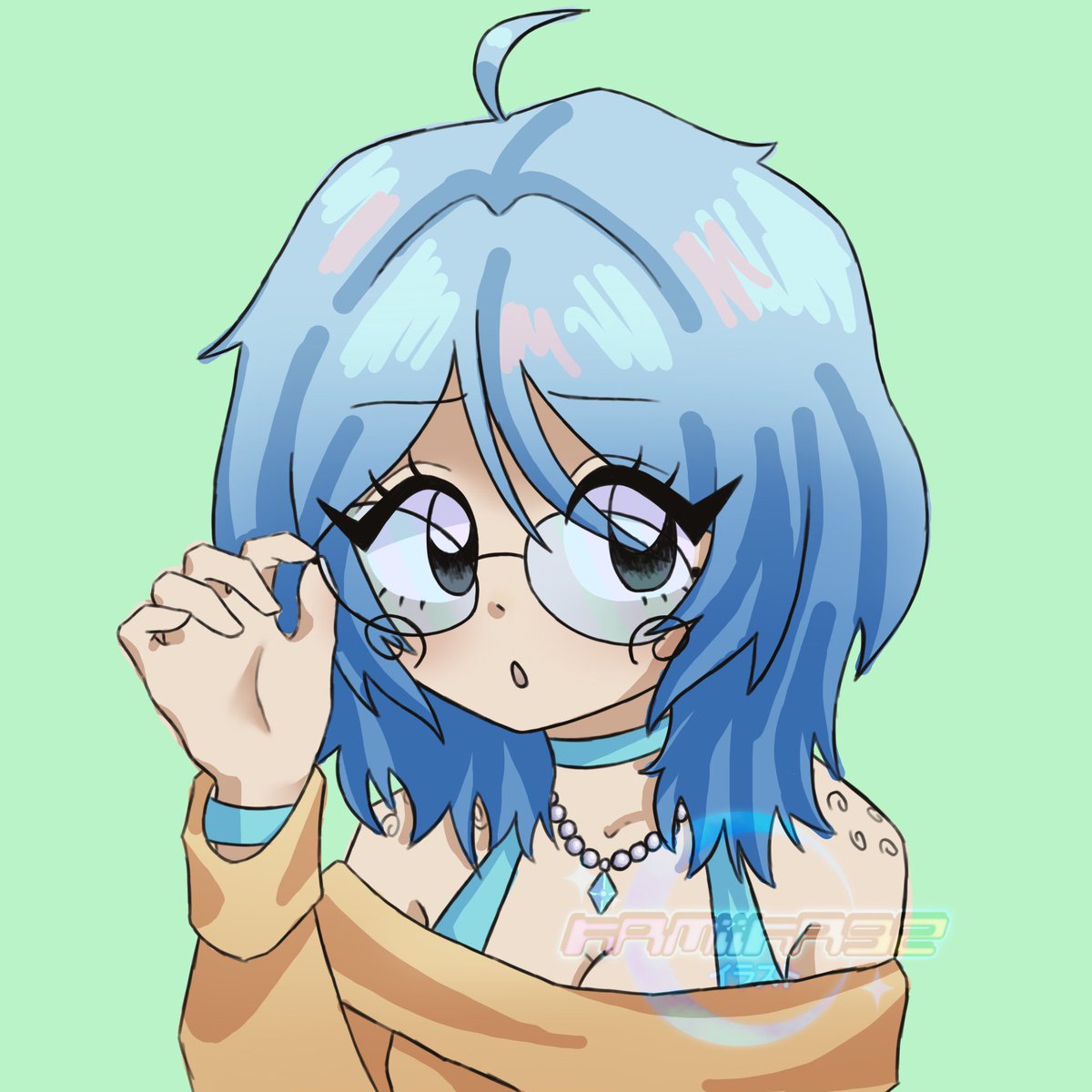 kamiikage's tweet image. third attack for @/CELEST14L_T4CO !!
#artfight2025 #TEAMCRYSTALS