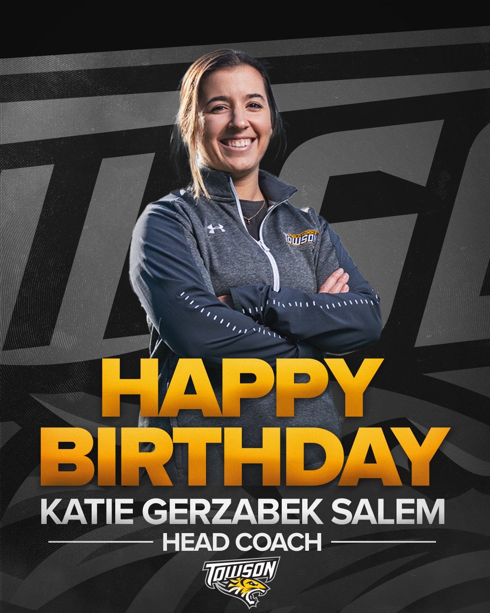 Happy birthday to our head coach Katie Gerzabek Salem!🥳🎉🎈