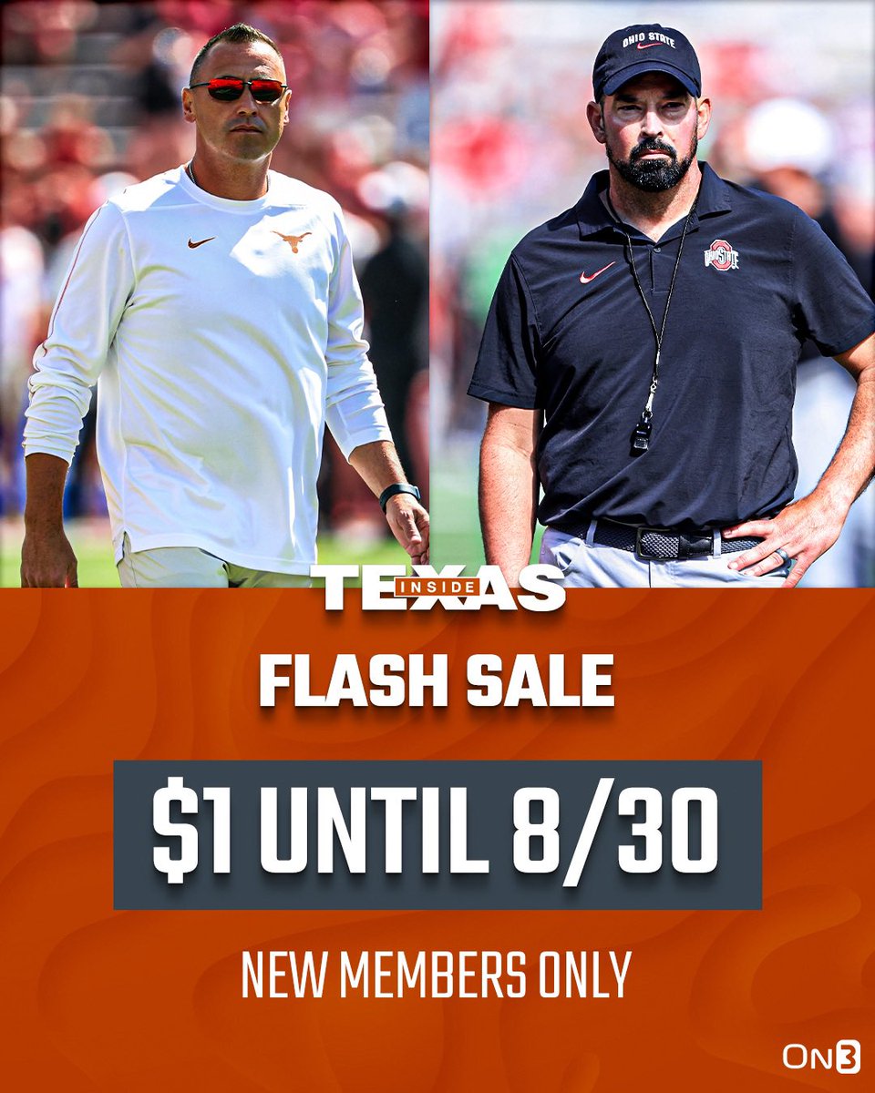 Inside Texas (@insidetexas) on Twitter photo Does Texas need a different approach to recruiting the offensive line?
<a href="/Ian_A_Boyd/">Captain Bruisin, cruise director</a> with a look at Texas’ methods under Kyle Flood and what could be next
Need the latest Texas insight? Sign up TODAY! (On3+): on3.com/teams/texas-lo… Does Texas need a different approach to recruiting the offensive line?
<a href="/Ian_A_Boyd/">Captain Bruisin, cruise director</a> with a look at Texas’ methods under Kyle Flood and what could be next
Need the latest Texas insight? Sign up TODAY! (On3+): on3.com/teams/texas-lo…
