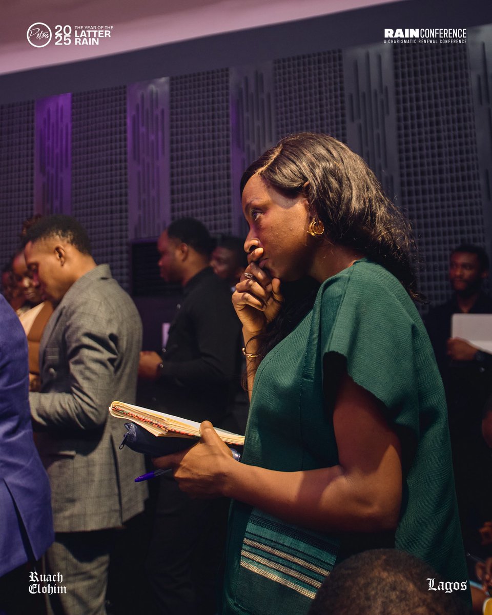 petraccglobal's tweet image. God’s servant, Pastor Adeola, charged on the power of Thanksgiving. We are reminded us that thanksgiving is not just a response, it is a key to sustaining what we’ve received.
#RainConference2025 #RuachElohim #PetraChurch #ItWasAtRainConference