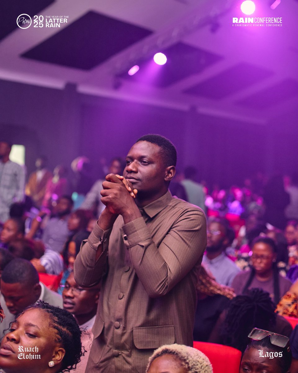 petraccglobal's tweet image. God’s servant, Pastor Adeola, charged on the power of Thanksgiving. We are reminded us that thanksgiving is not just a response, it is a key to sustaining what we’ve received.
#RainConference2025 #RuachElohim #PetraChurch #ItWasAtRainConference