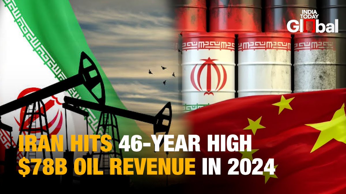 Iran’s Crude Comeback.

How Iran Outsmarted Sanctions:

Oil Revenues Soar to Historic Highs.

WATCH here: youtu.be/ADzKtEYTQg0?si…