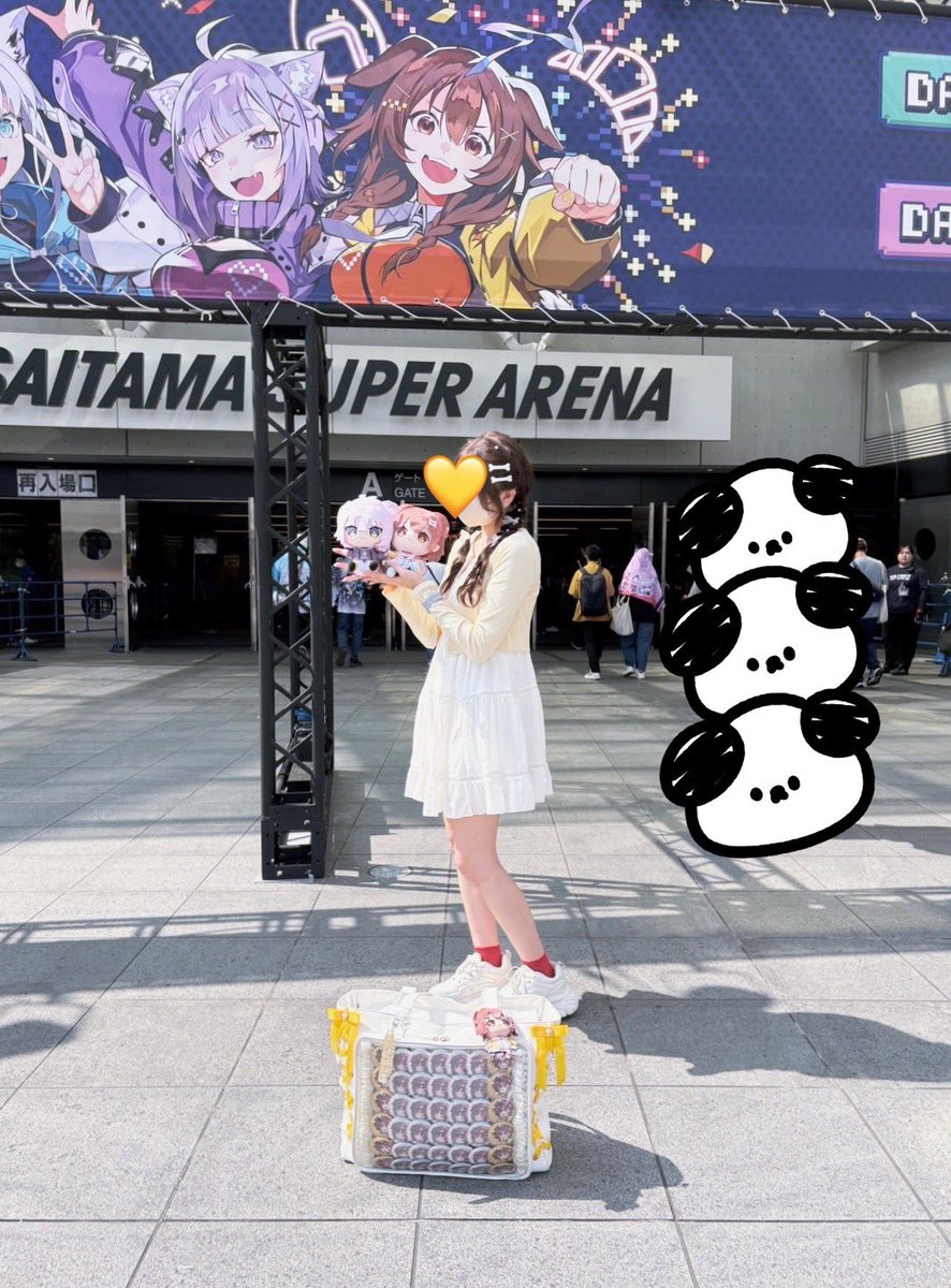 q_nyql's tweet image. 超ゲマズおつかれさまでした🙂‍↕️

誰ひとり欠かせない最強の4人でした〜︎；；
ほんとうに幸せをありがとう✊🏻♡

🥐意識した服がとてもお気に入りになった♩
#超ゲマズ2 #超ゲマズ2_day2 #ころねすきー #みてくれころさん