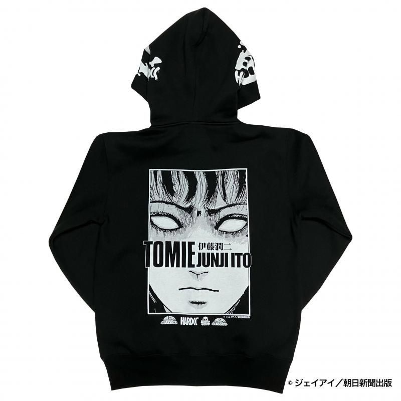 富江-TOMIE-怒り ハードコアチョコレート パーカー 伊藤潤二 ホラー 漫画 ハードコアチョコレート) HARDCORE CHOCOLATE 富江-TOMIE- 怒り