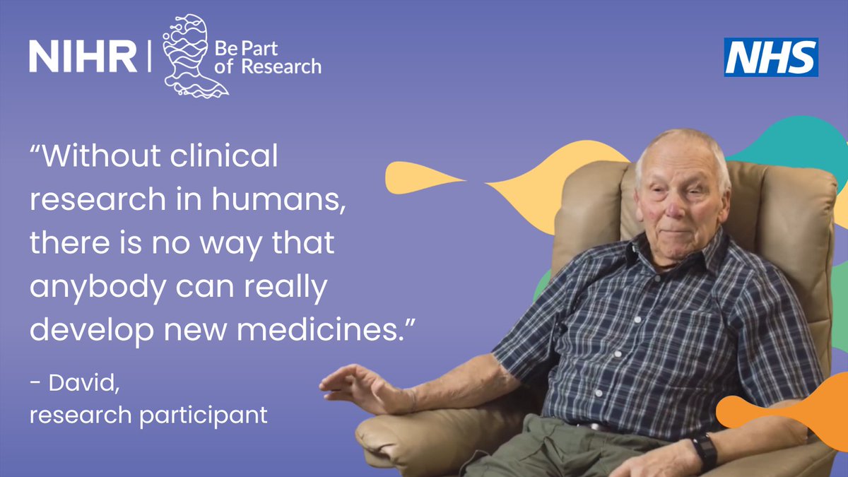 🥼 Research is a key area of the NHS 10 year plan and David has always understood the importance of clinical research having spent the majority of his career in this area.

That's why he decided to take part in a COVID-19 vaccine trial, which he says was beneficial for his mental