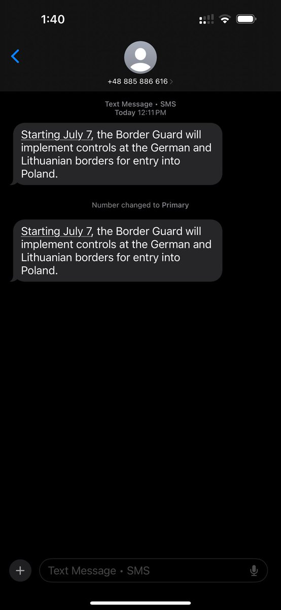 basisspread's tweet image. Text my friend traveling from Spain to Poland just sent me
