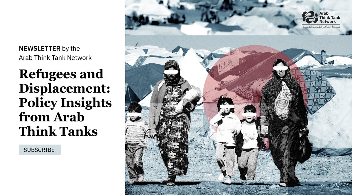 Middle East Council on Global Affairs (@me_council) on Twitter photo The latest issue of the Arab Think Tank Network newsletter highlights policy-relevant work on refugees and displacement from several think tanks in the Arab region.
The network is an initiative launched by <a href="/ifi_aub/">IFI at AUB</a> and the ME Council at the MENA Think Tank Forum in Doha, in The latest issue of the Arab Think Tank Network newsletter highlights policy-relevant work on refugees and displacement from several think tanks in the Arab region.
The network is an initiative launched by <a href="/ifi_aub/">IFI at AUB</a> and the ME Council at the MENA Think Tank Forum in Doha, in