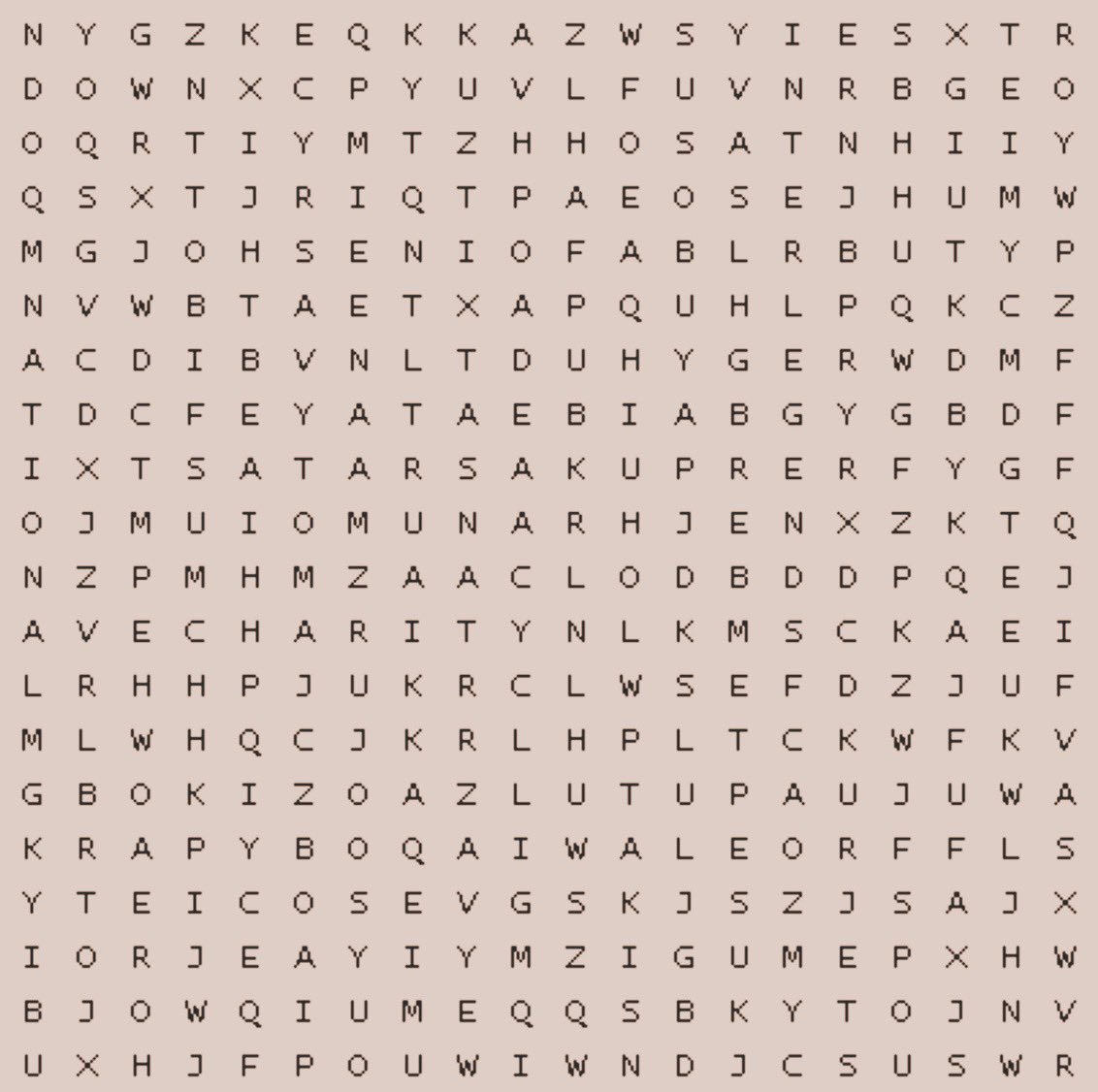 Word search Sunday…💙➕🧡📰🎗️📅👀👀