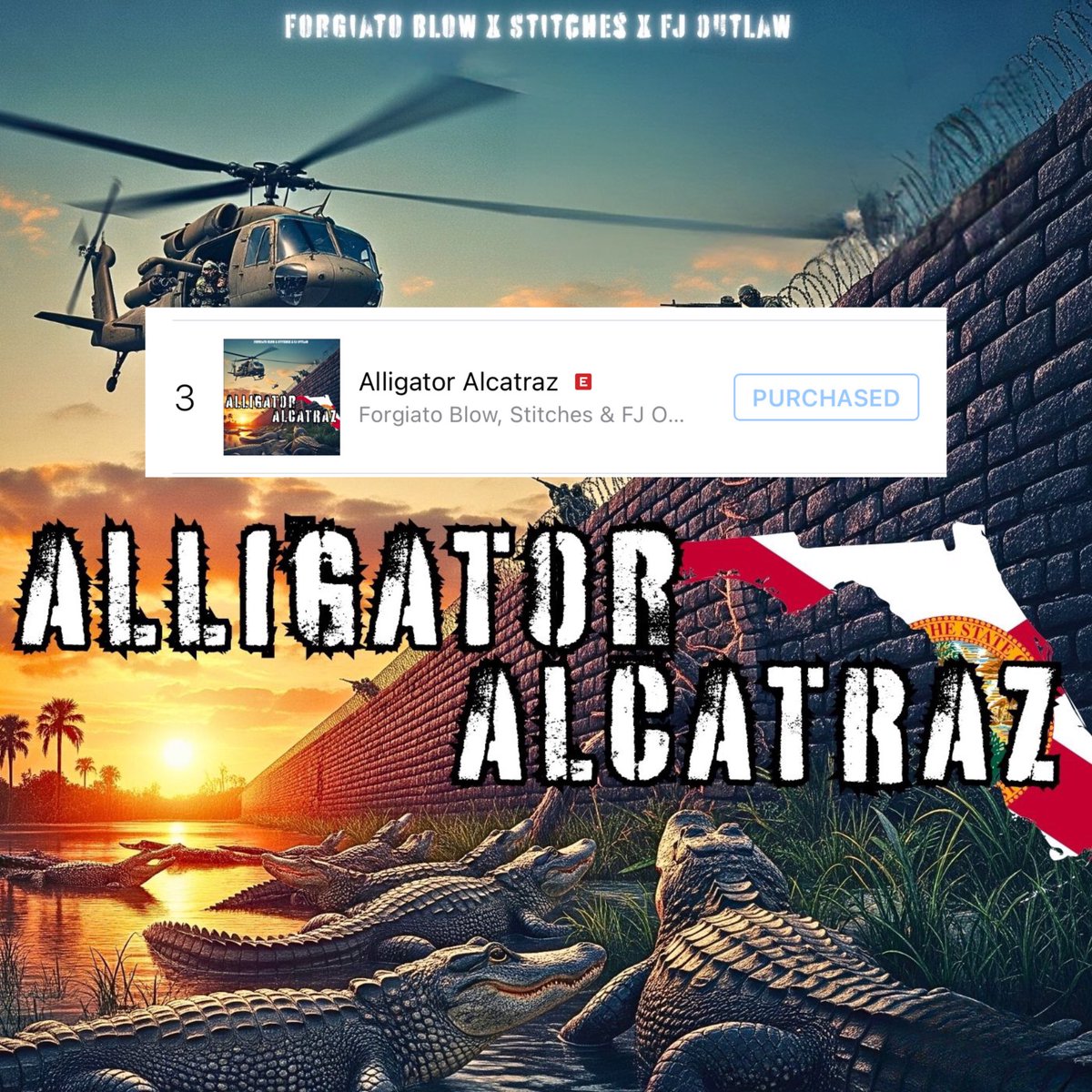 🚨 Despite Hollywood Shadow Banning My Music My Album “Alligator Alcatraz” Is Currently #3 On The US Charts?

Can We Get It To #1 ?????

Click Here To Support album.link/vntjmncdq6xc9