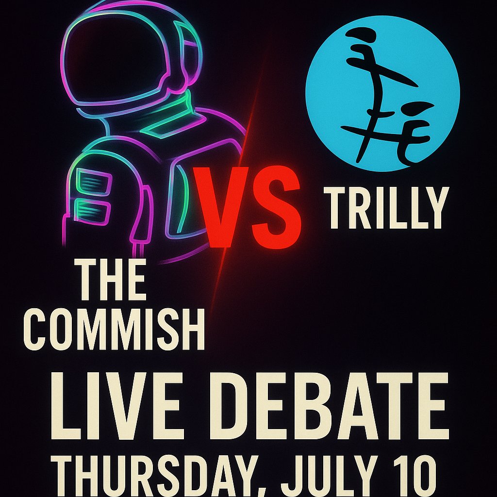 Poor2Rico Stables (@poor2ricopfl) on Twitter photo π¨ The Debate is ON!!!π¨
The Commish π§ vs. Trilly π
Two of <a href="/photofinishgame/">Photo Finishβ’ LIVE πΉ π Virtual Horse Racing</a> most opinionated minds face off LIVE this Thursday, July 10th.
No filters. No holding back.
What topics do you want to hear?
π
Comment Below
#PFLDebate #CommishVsTrilly π¨ The Debate is ON!!!π¨
The Commish π§ vs. Trilly π
Two of <a href="/photofinishgame/">Photo Finishβ’ LIVE πΉ π Virtual Horse Racing</a> most opinionated minds face off LIVE this Thursday, July 10th.
No filters. No holding back.
What topics do you want to hear?
π
Comment Below
#PFLDebate #CommishVsTrilly