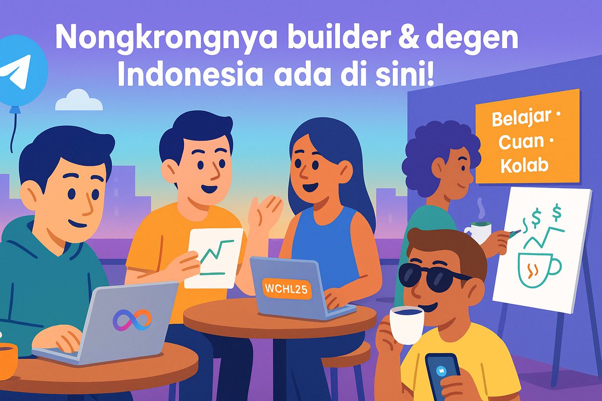Lagi ngikutin dunia Web3, ngulik ICP, atau sekadar nyari tempat nongkrong bareng builder dan degens Indonesia?

Yuk masuk ke grup Telegram! Di sini kita ngobrolin project seru dan sharing info terbaru!

Mau belajar? Mau cuan? Mau kolab?
Langsung gas:
👉 t.me/icphubid