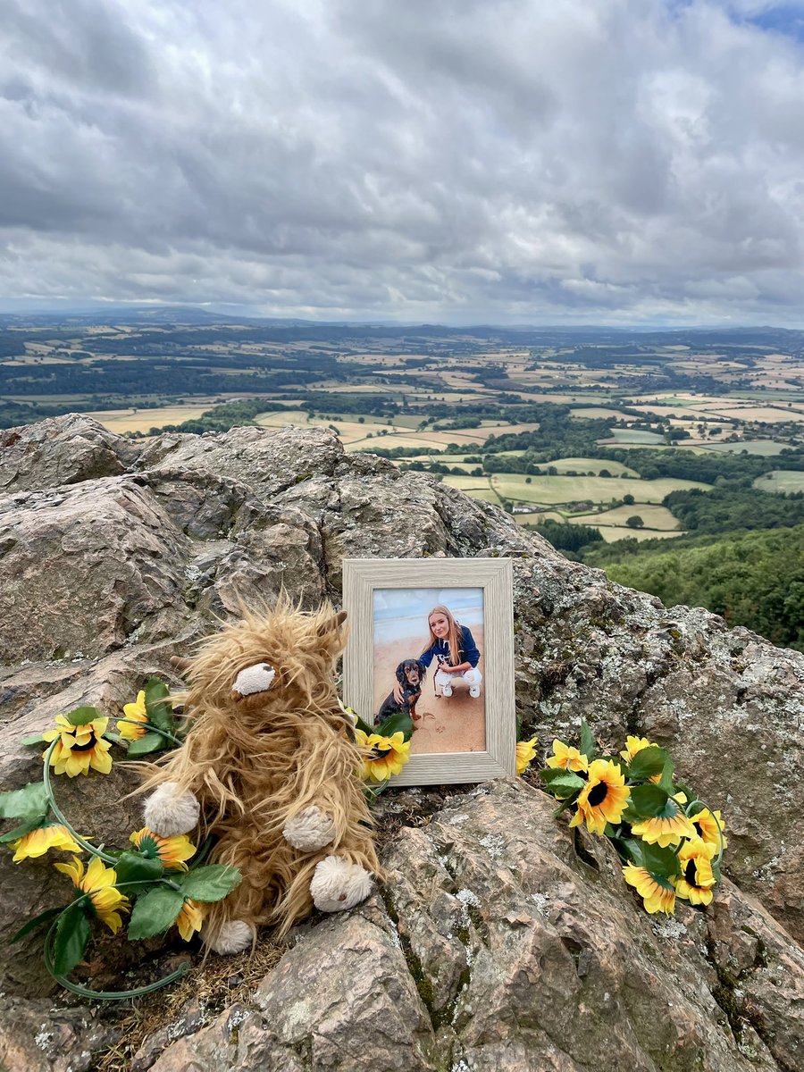 lmvaughan11's tweet image. Walk 15/20 of my #WalkTheWrekin challenge in memory of Lily-May done today with lovely Louise from my @RoadPeace family 💜 Sadie loved the breeze & the wind gave us wild hair! 🤣 Please donate if you can – road deaths are sudden & devastating. 🙏🏼 #DoitforLily