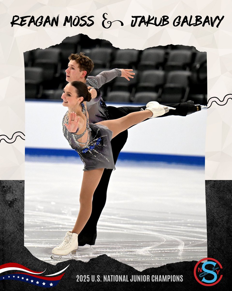 U.S. Junior Champions 🇺🇸 Reagan Moss &amp; Jakub Galbavy are proof that the right partnership can spark magic. 💫

👉 bit.ly/MossGalbavy2025

Read how this fast-rising pair is building something truly special—on and off the ice— and share their new programs 🎵for the 2025-26 season!
