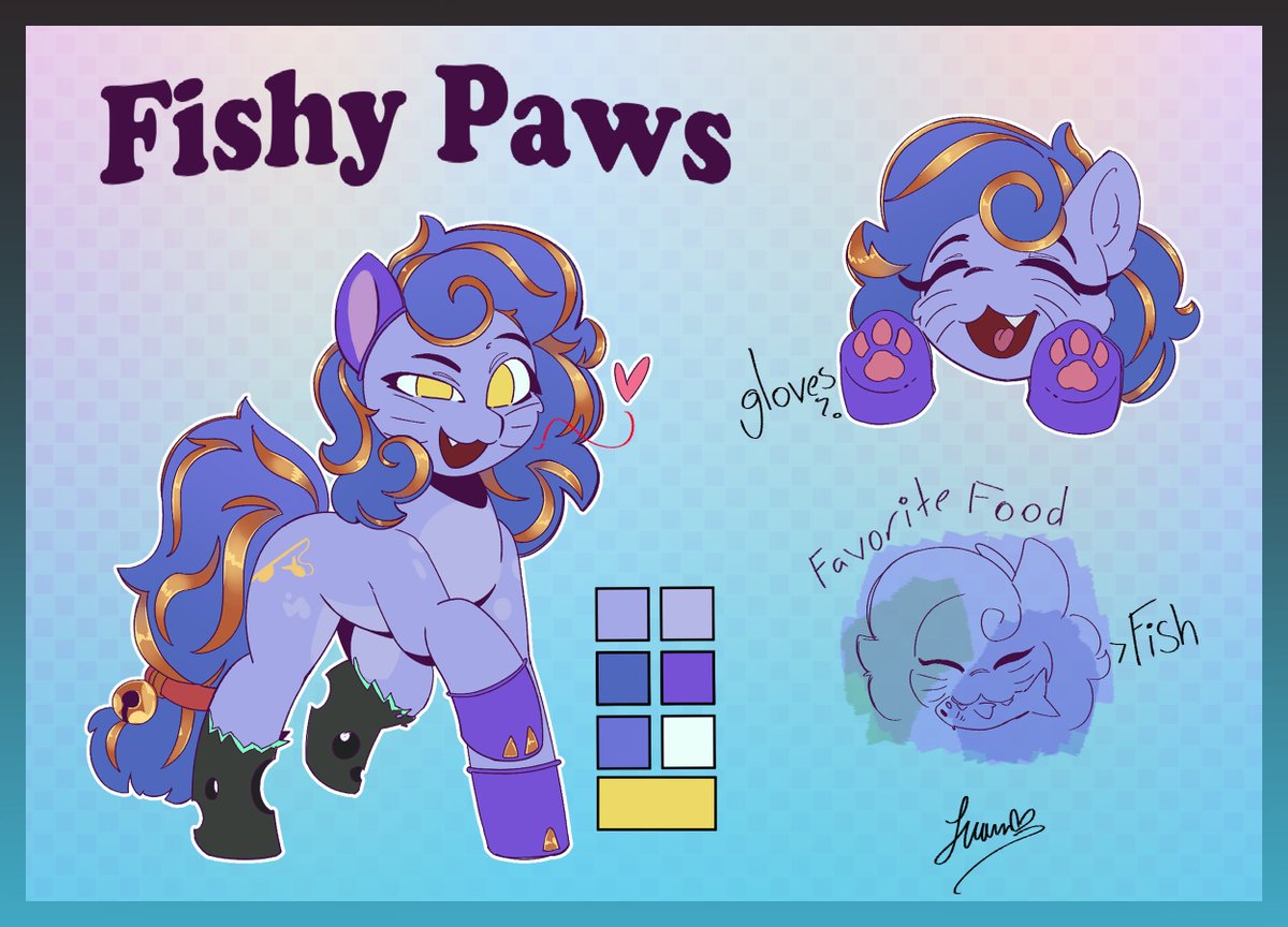 reference sheet commission 
changeling